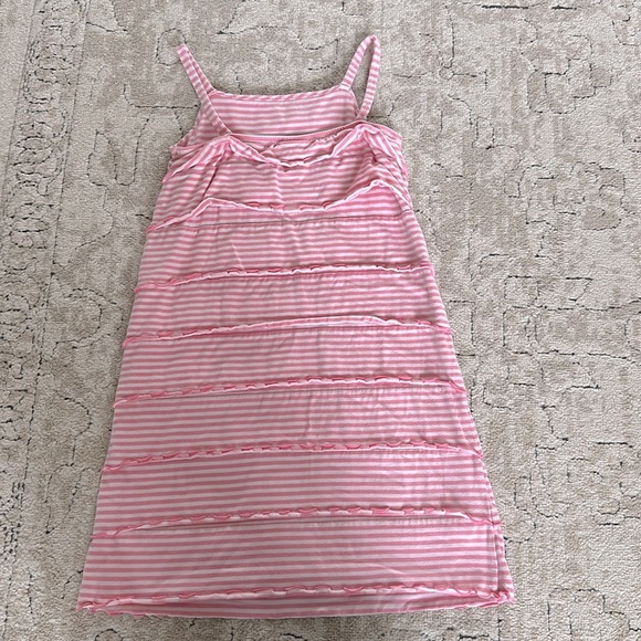 Hanna Andersson pink striped dress size 12 (150) - Picture 6 of 6